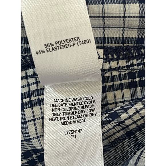 Women's Cabela’s Plaid Lightweight V Neck Blouse Size XL - Picture 5 of 7